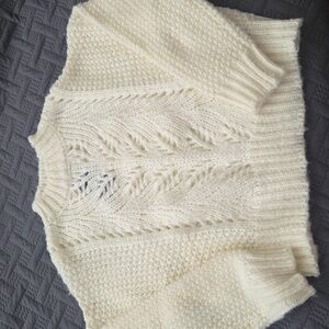 Forever 21 eyelet knit pullover sweater